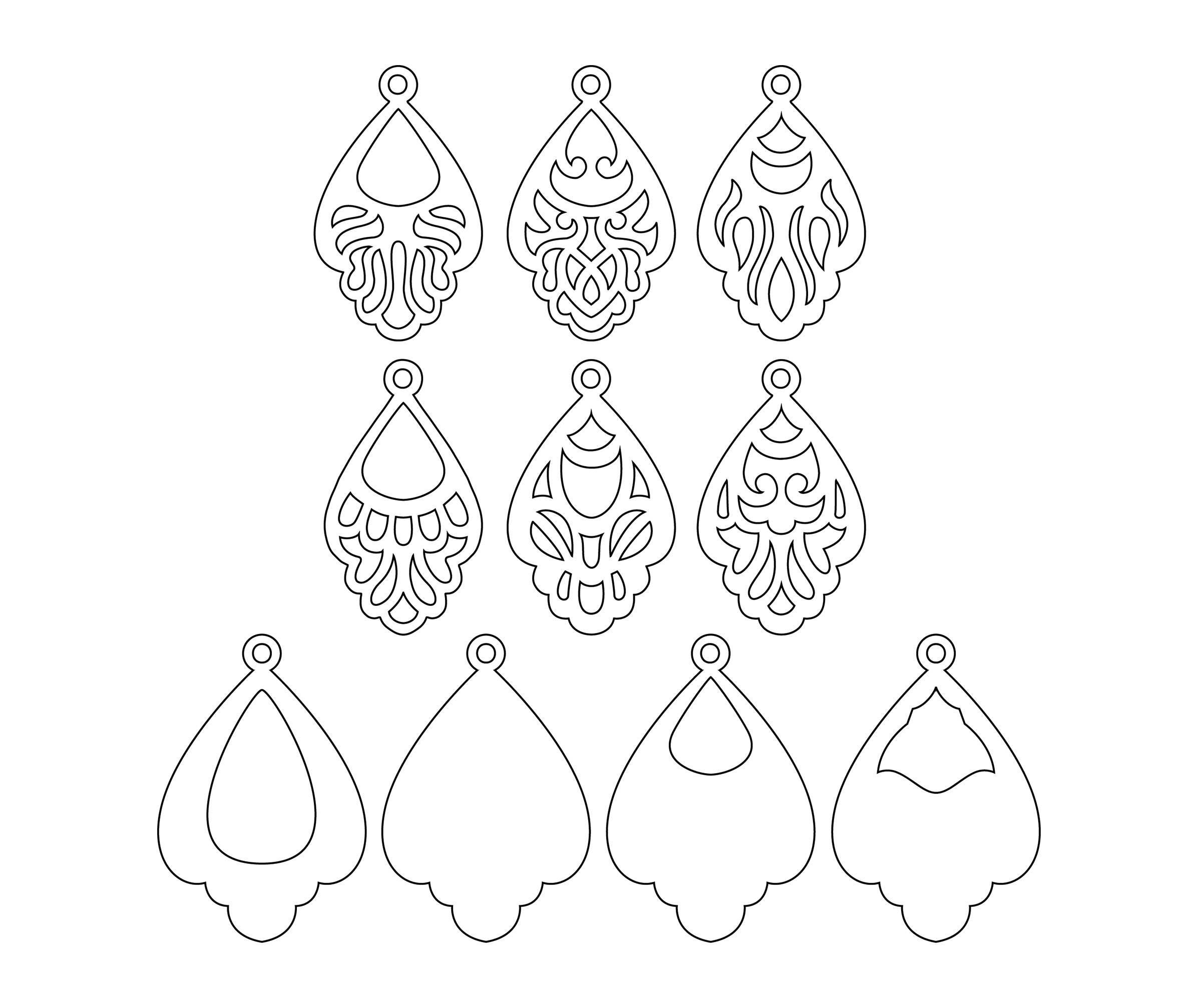 Earring patterns jewelry